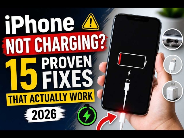 iPhone Won’t Charge? Do THIS First (Most People Miss It)