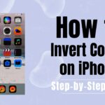 How to Invert Colors on iPhone text with iphone screenshot
