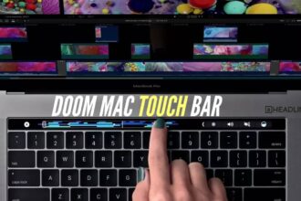play doom on mac touch bar Text and mac book