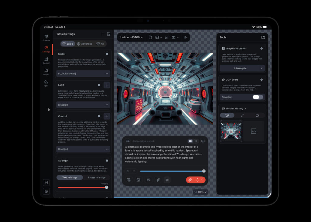 making designs in ipad Pro