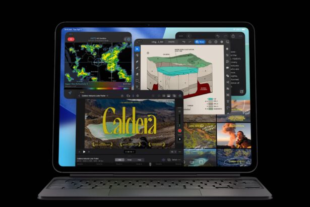 M5 iPad Pro with screen