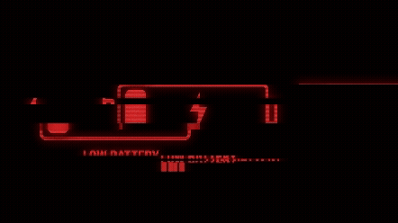 A Dead Battery in red color