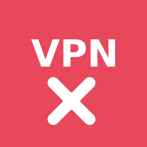 VPN and cross in red background