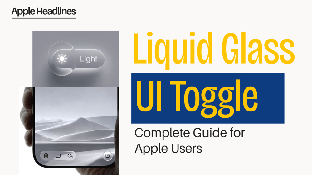 Liquid Glass UI Toggle image with screenshot