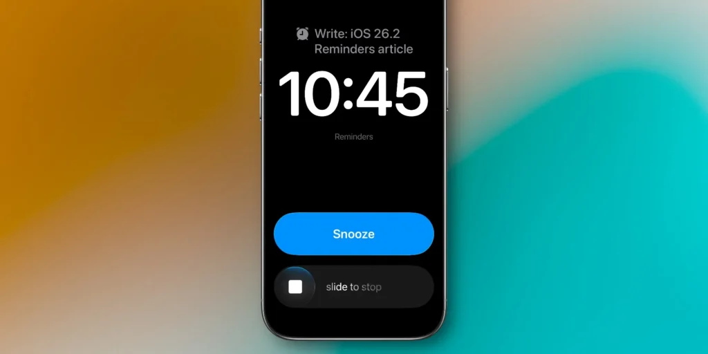 Urgent Alarms Screen on iphone