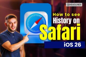 How to see history on Safari iOS 26 using the Safari browser on iPhone