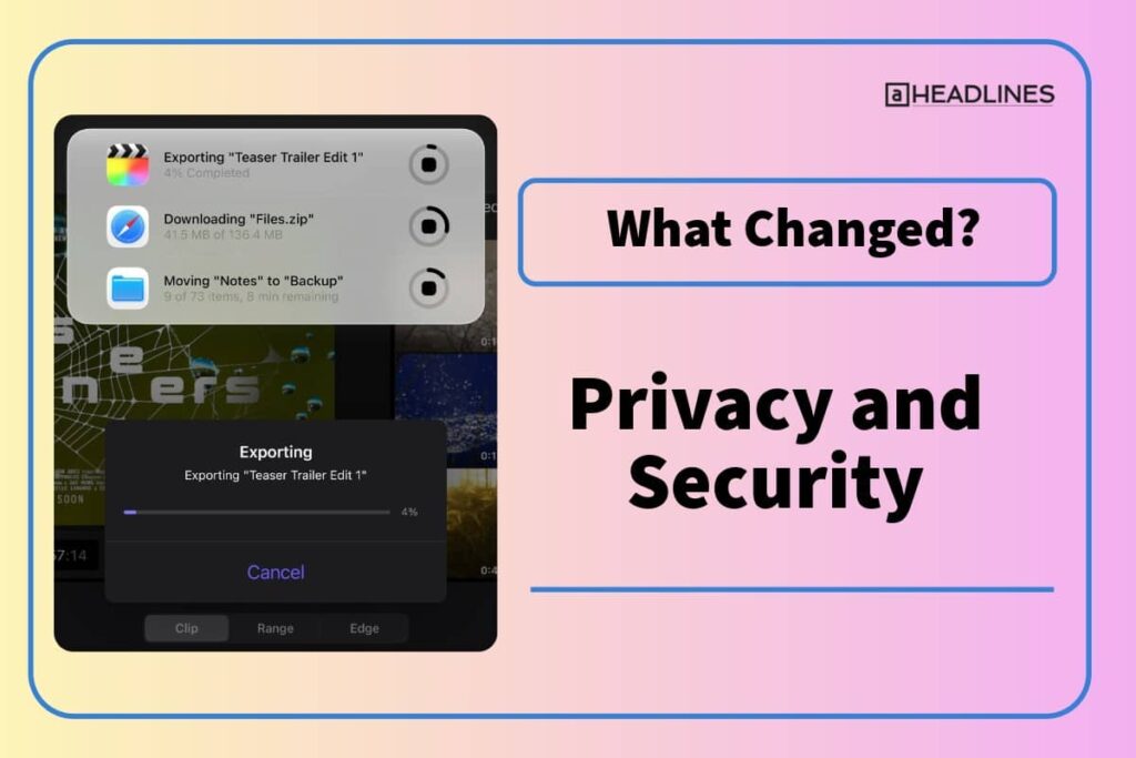 Privacy and security improvements in iPadOS 26 protecting user data