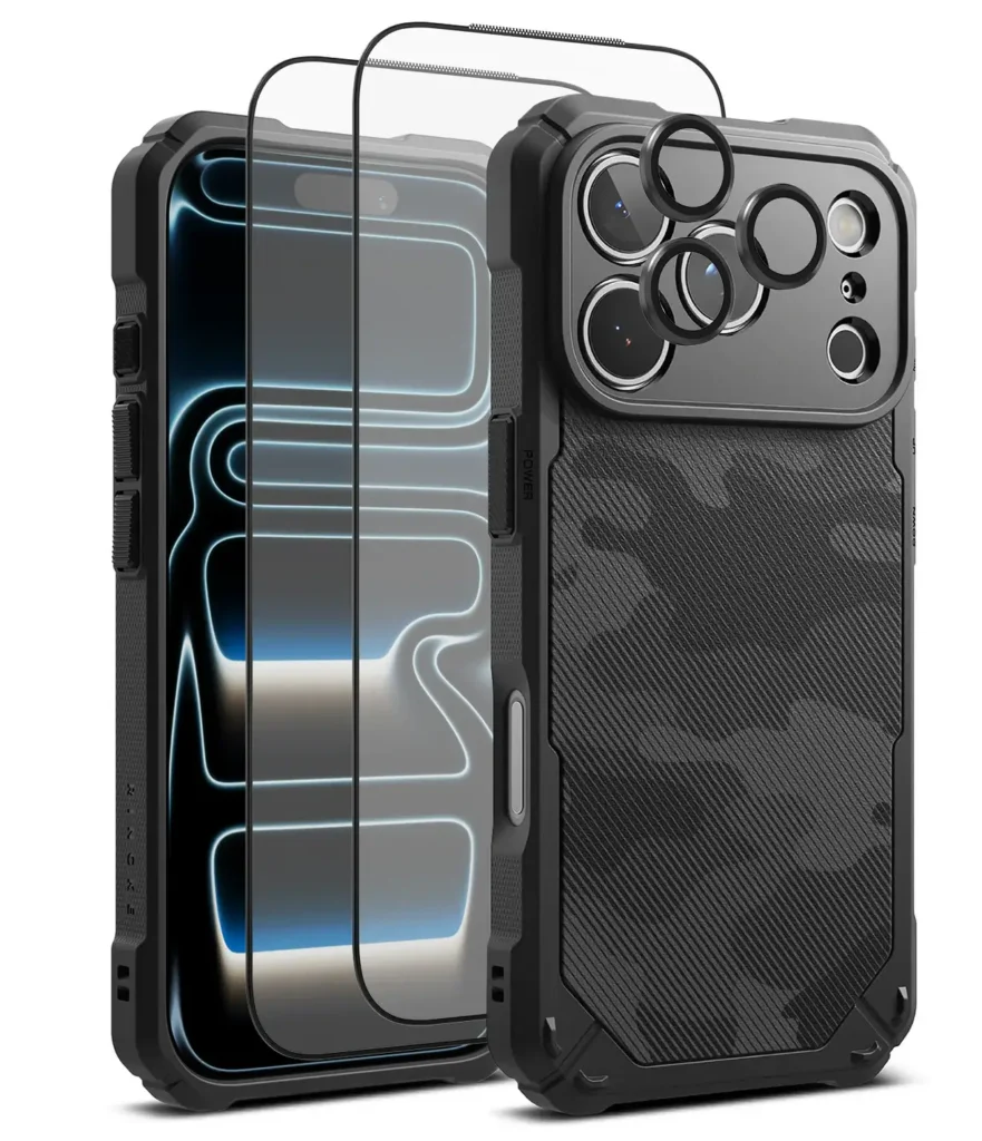 Ringke Fusion X MagSafe case for iPhone 17 Pro clear back