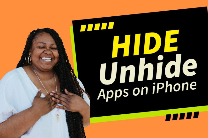 Hide & Unhide Apps on iPhone