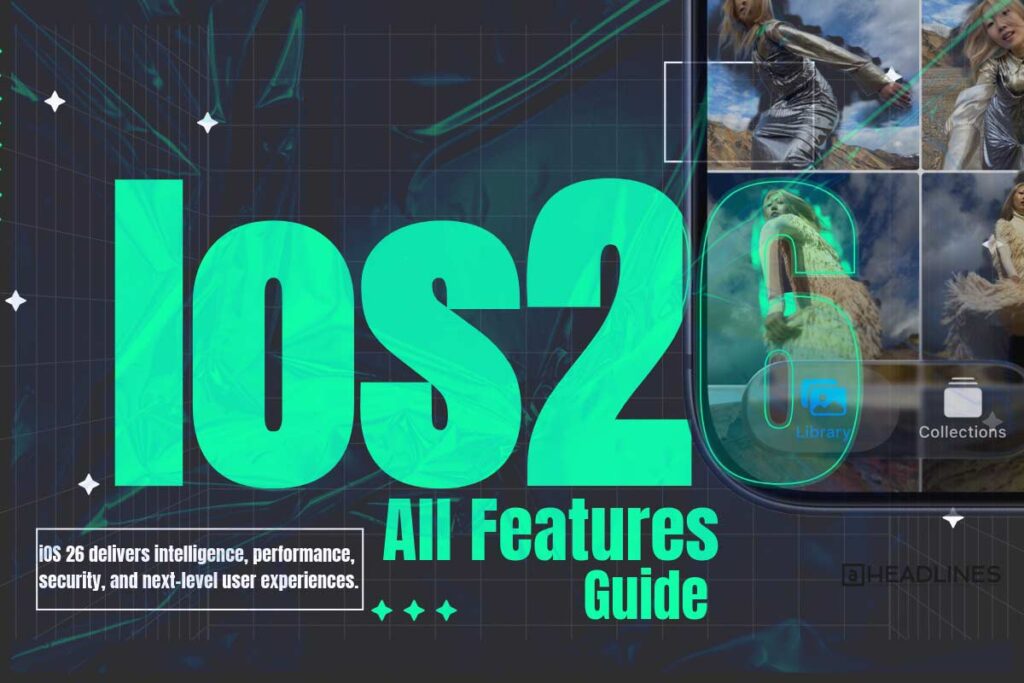 iOS 26 all features guide showing AI tools performance upgrades and smart photo editing