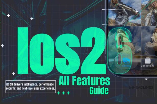 iOS 26 all features guide showing AI tools performance upgrades and smart photo editing