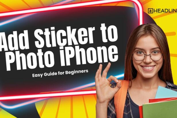 Add sticker to photo on iPhone using the Photos app with a simple step-by-step beginner guide