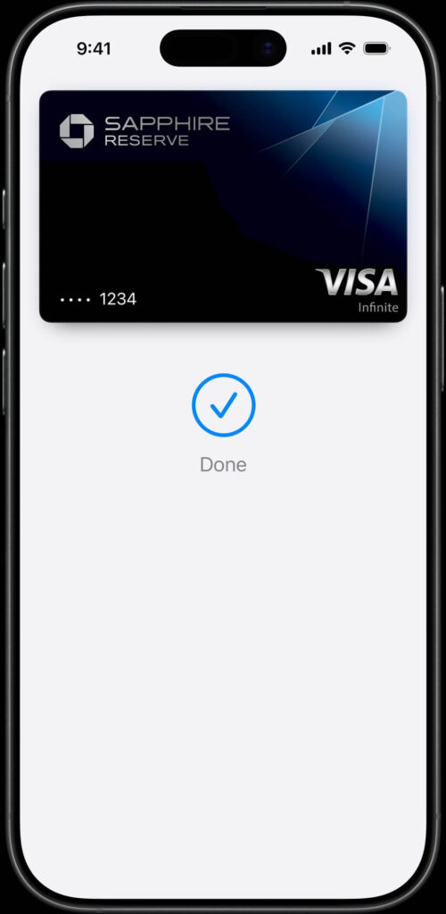 How to pay with Apple Pay after adding a Visa card on iPhone Wallet app