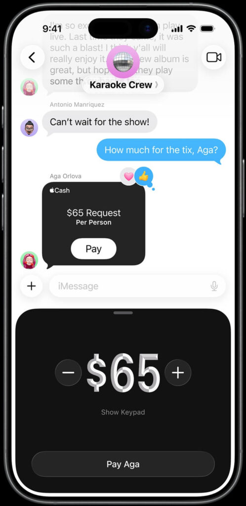 How to pay with Apple Pay in iMessage using Apple Cash on iPhone