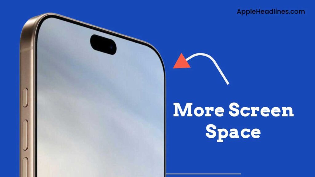 More screen space on iPhone 18 with smaller Dynamic Island design