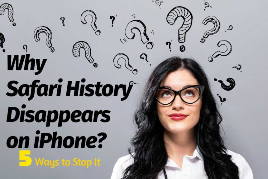 save safari history on iphone