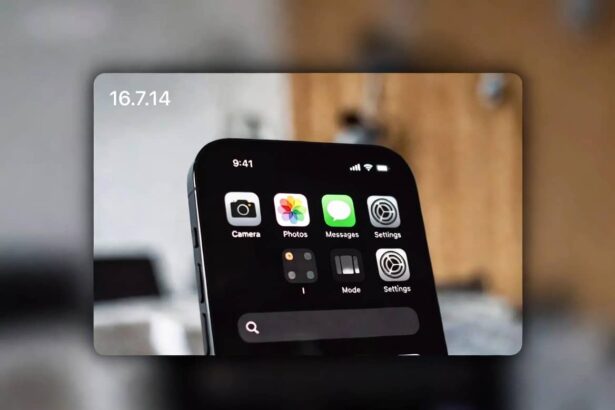 update iOS 16.7.14 shown in iphone