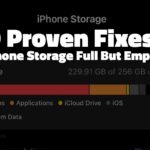 iphone storage full but empty fix
