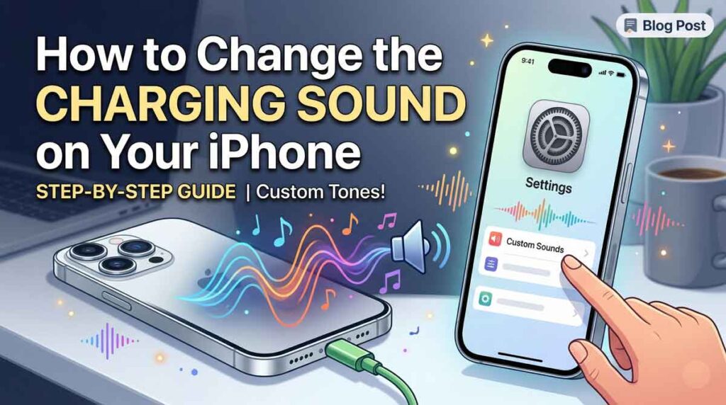 How to change the charging sound on your iPhone using custom sound settings step by step