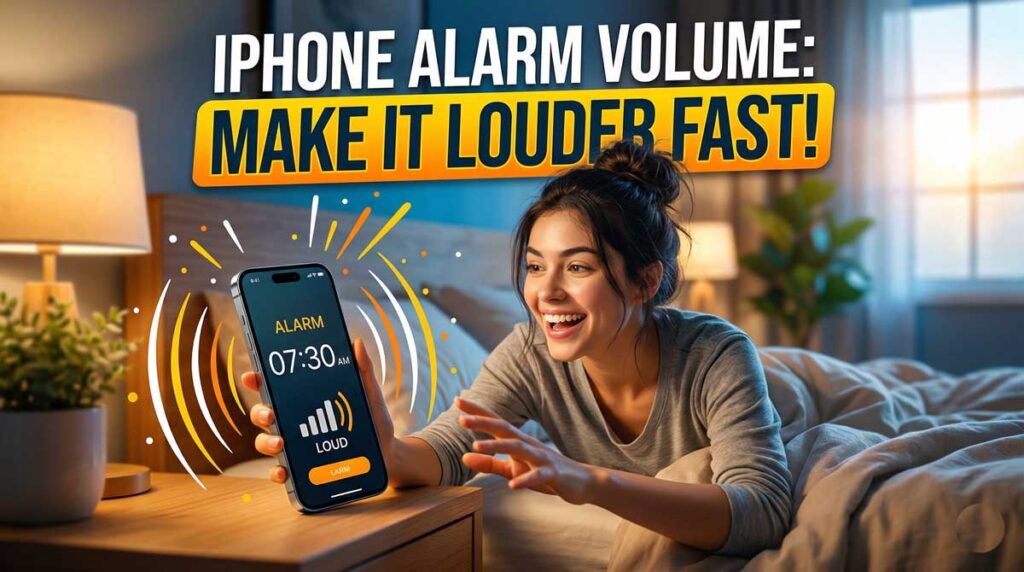 how to make alarm louder on iphone increase alarm volume fast ios guide