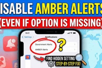 disable amber alerts iphone even if option missing step by step guide
