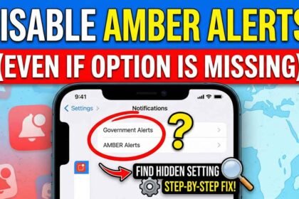disable amber alerts iphone even if option missing step by step guide