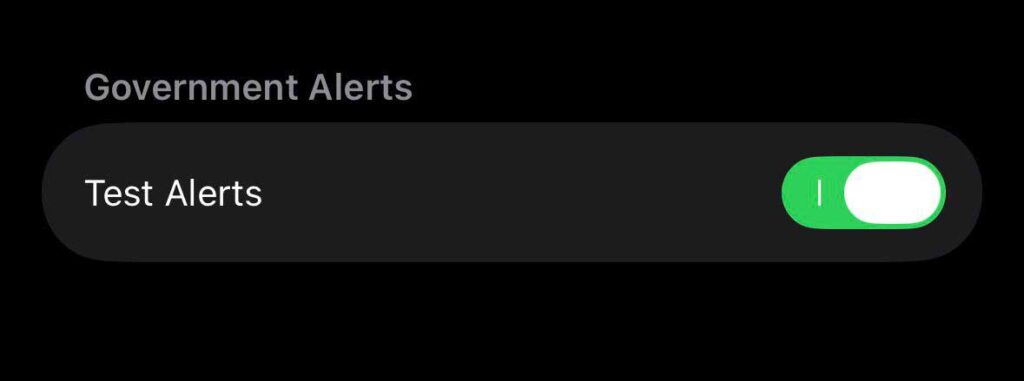 how to turn off amber alerts iphone government alerts settings toggle ios