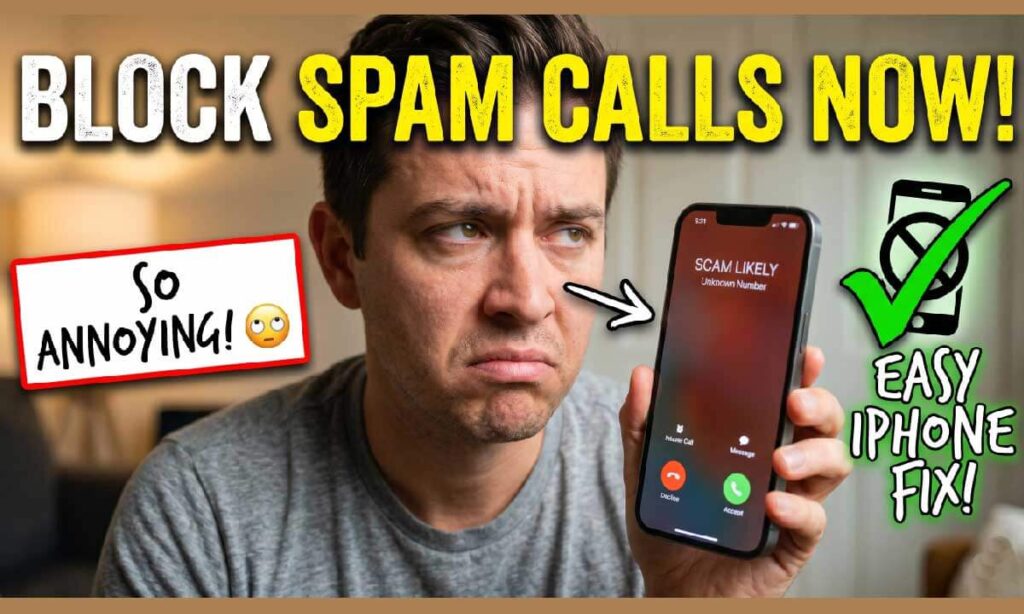 how to block spam calls on iPhone easy fix guide