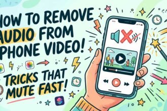 how to remove audio from iphone video step by step guide