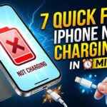 iPhone not charging fix with lightning cable and low battery warning