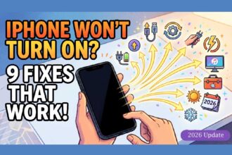 iPhone won't turn on fix showing black screen with troubleshooting solutions 2026