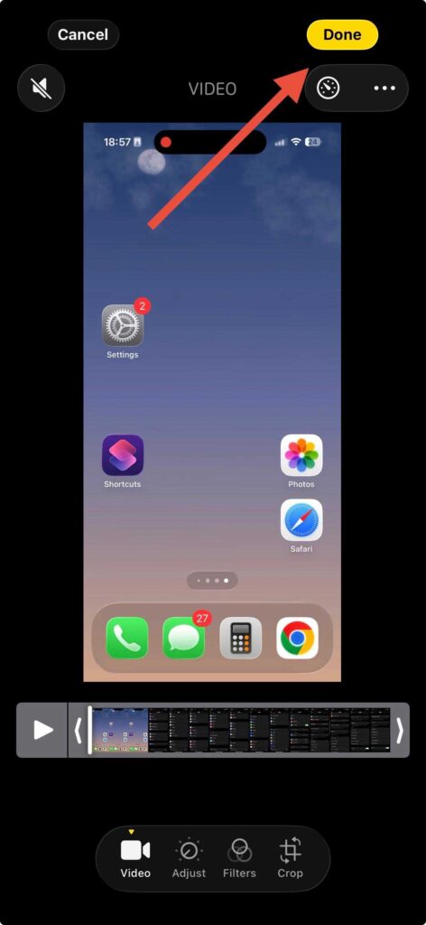 mute audio button iphone video remove sound