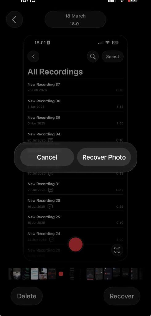 iphone recently deleted album recover photo option step by step recovery process