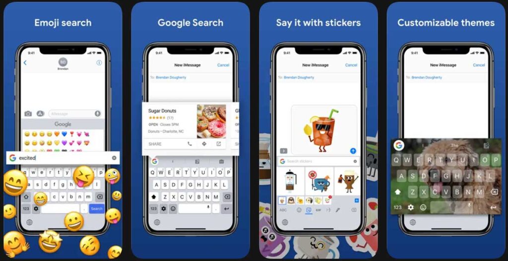 Google-powered mobile typing app with emoji search and multilingual input support makes Best Keyboard for iPhone
