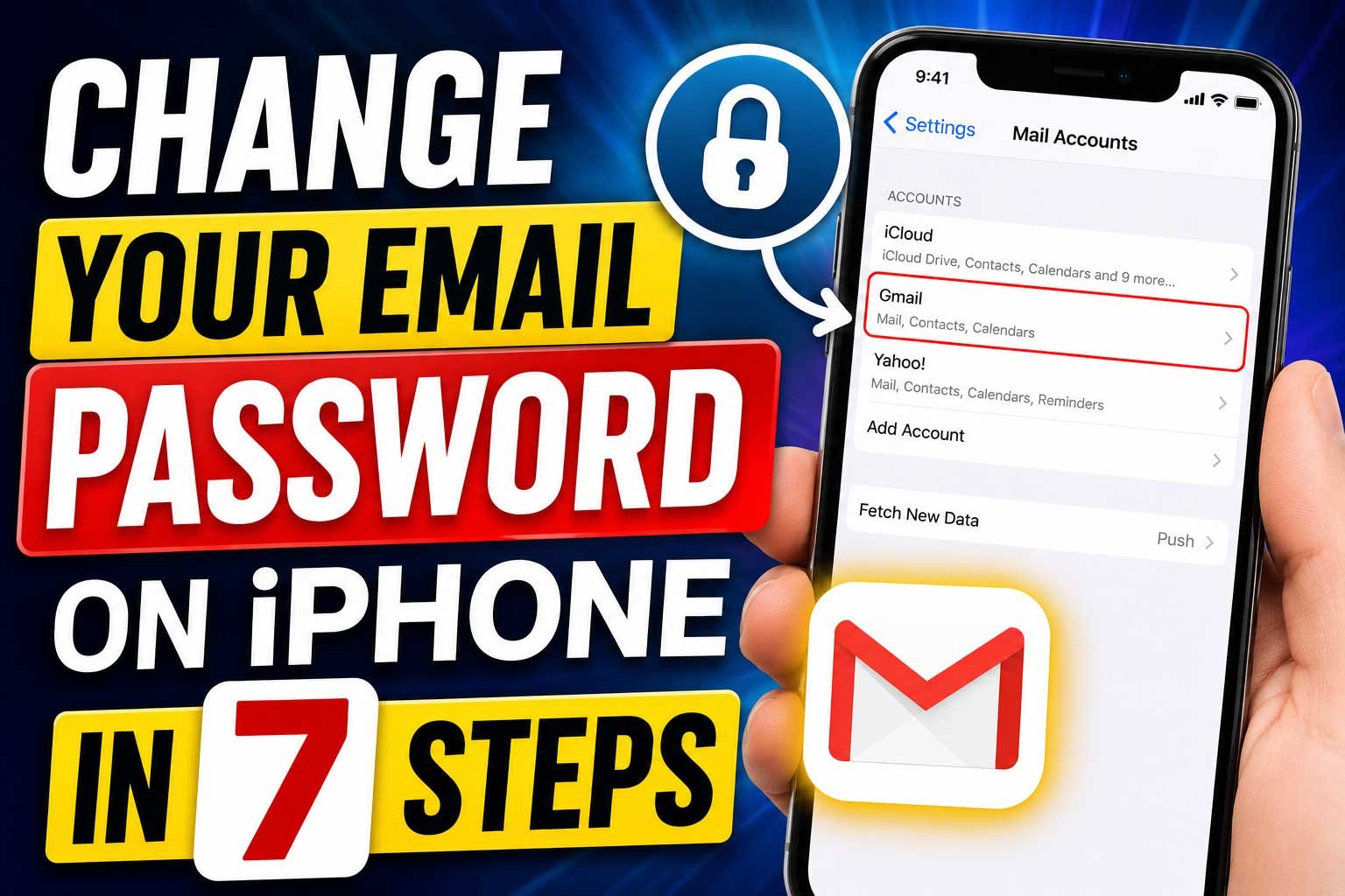 The Easiest Way to Change Email Password on iPhone in Minutes - Apple ...