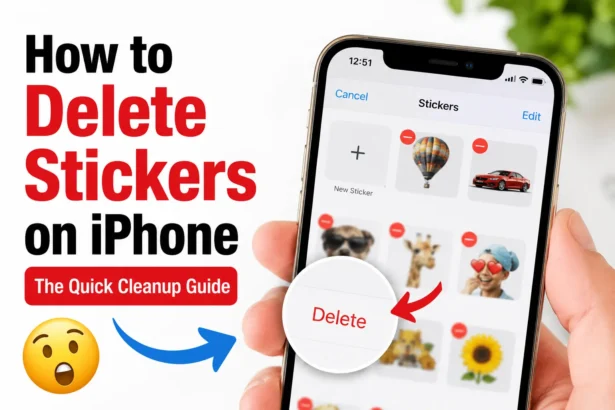 How to Delete Stickers on iPhone quick cleanup guide thumbnail