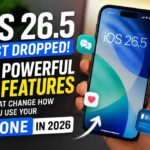 iOS 26.5 update thumbnail showing new iPhone features and Apple iOS 26.5 interface in 2026