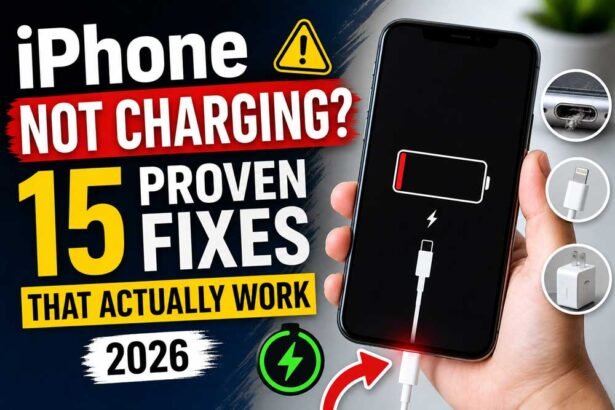 iPhone not charging issue with low battery warning and charging cable fixes