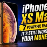 Gold iPhone XS Max thumbnail with bold text highlighting 7 reasons it is still worth the money