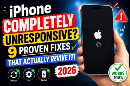How to fix an unresponsive iPhone showing a frozen screen with 9 proven troubleshooting fixes that can revive a non-responsive iPhone in 2026.