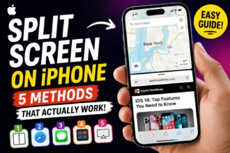 How to Split Screen on iPhone using 5 easy methods in iOS 26
