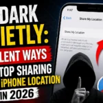 How to stop sharing location without them knowing on iPhone using Find My and privacy settings.