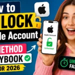Unlock Apple Account guide showing six proven methods to regain access to a locked Apple Account on iPhone in 2026.