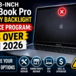 13-inch MacBook Pro display backlight service program ending in 2026 with repair options