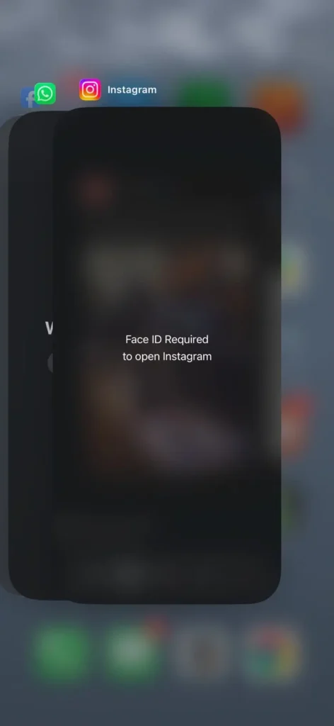 Force quit a lagging app on iPhone using the App Switcher