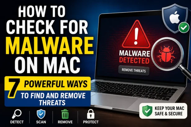 How to check for malware on Mac using seven powerful methods to find and remove threats