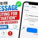 iPhone showing iMessage Waiting for Activation and failed message errors