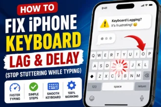 iPhone keyboard lag and delay fix guide