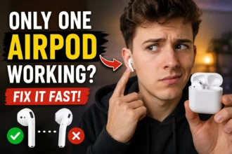 Only one AirPod working while the other is not connecting