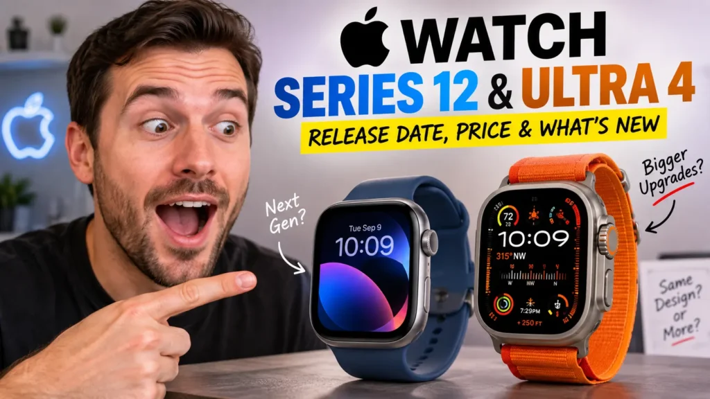 Apple Watch Series 12 concept showing the expected design and features